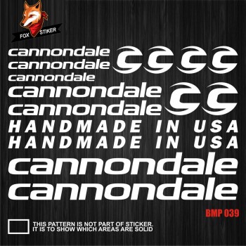 Bicycle Frame Decal Stickers Cannondale 03